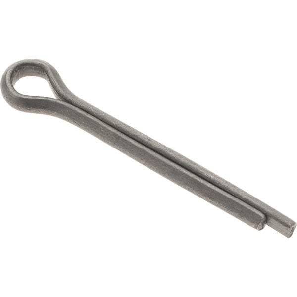 Value Collection - 3/16" Diam x 1-1/2" Long Extended Prong Cotter Pin - Grade 2, Zinc-Plated, Steel - Americas Tooling