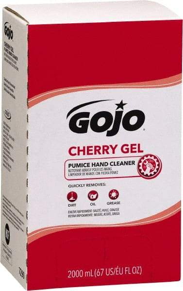 GOJO - 2 L Dispenser Refill Gel Hand Cleaner - Red, Cherry Scent - Americas Tooling