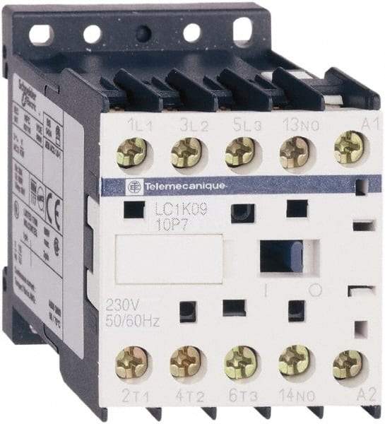 Schneider Electric - 3 Pole, 200 to 208 Coil VAC at 50/60 Hz, 16 Amp at 690 VAC, 20 Amp at 440 VAC and 9 Amp at 440 VAC, IEC Contactor - CSA, RoHS Compliant, UL Listed - Americas Tooling