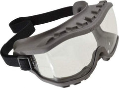 Uvex - Size Universal, Clear Polycarbonate Anti-Fog & Scratch Resistant Lens, Safety Goggles - Direct Vent, Gray TPE (Thermopoly Elastomer) Frame, Over the Glass Style - Americas Tooling