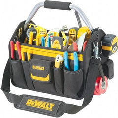 CLC - 26 Pocket Black & Yellow Polyester Tool Tote - 18" Wide x 8-1/2" Deep x 8" High - Americas Tooling