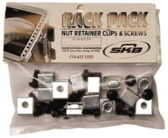 SKB Corporation - Tool Box Steel Rack Accessories - Black, For Rack Mount Hardware - Americas Tooling