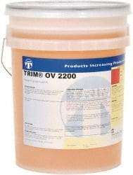 Master Fluid Solutions - Trim OV 2200, 5 Gal Pail Cutting & Grinding Fluid - Straight Oil, For Thread Rolling - Americas Tooling