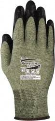 Ansell - Size XS, Neoprene Coated Kevlar, Flame Resistant Gloves - Kevlar Lined, 12 cal/Sq cm Max Arc Protection, ANSI S11.11, NFPA70E & CGSB 155.20-2000 - Americas Tooling