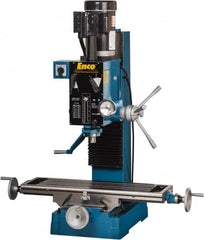 Enco - 1 Phase, Mill Drill Combination - 37-1/2" Table Length x 28" Table Width, 22" Longitudinal Travel, 8" Cross Travel, 6 Spindle Speeds, 2 hp, 220 Volts - Americas Tooling