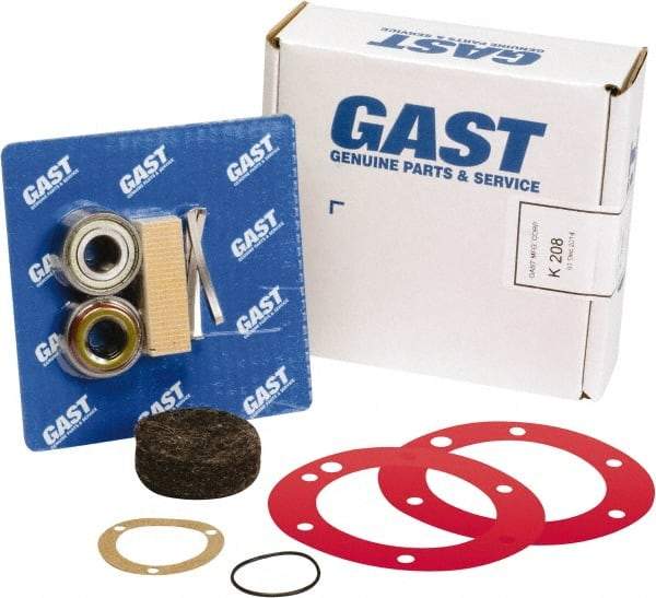 Gast - Air Actuated Motor Accessories Type: Repair Kit For Use With: 6AM-NRV-7A & 6AM-NRV-7B - Americas Tooling