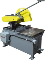 Kalamazoo - 20" Blade Diam, 1" Arbor Hole, Straight Chop & Cutoff Saw - 2,500 RPM, 15 hp, 220/440 Volts, 3 Phase - Americas Tooling