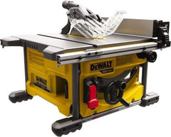 DeWALT - 8-1/4" Blade Diam, Table Saw - 5,800 RPM, 19-1/16" Table Depth x 19-1/16" Table Width, 60 Volts, 5/8" Arbor - Americas Tooling