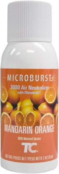 Rubbermaid - 2 oz Air Freshener Dispenser Aerosol Refill - Mandarin Orange, Compatible with Lumecel & Microburst 3000 Dispensers - Americas Tooling