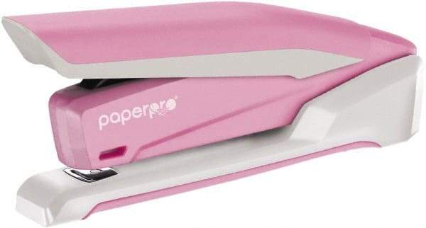 PaperPro - 20 Sheet Long Reach Stapler - Pink & White - Americas Tooling