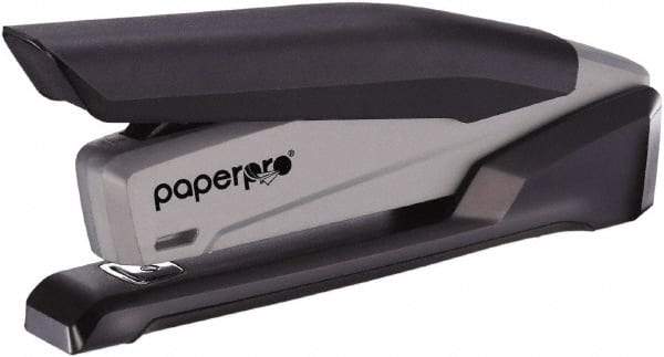 PaperPro - 20 Sheet Half Strip Stapler - Black/Gray - Americas Tooling