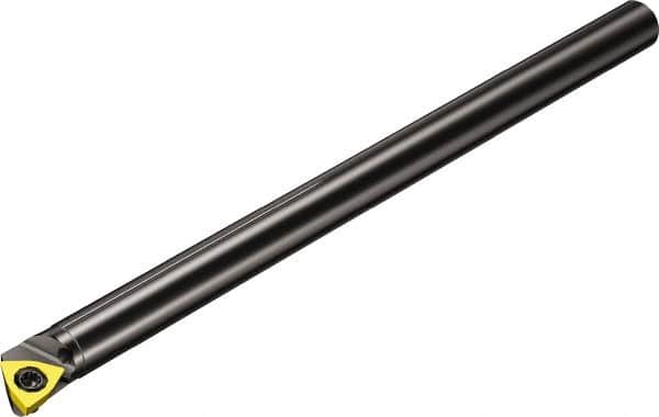 Sandvik Coromant - 6.6mm Min Bore Diam, 3-1/4" OAL, 3/16" Shank Diam, A-SWLP Indexable Boring Bar - WPMT 1.210 Insert, Screw Clamping Holding Method - Americas Tooling