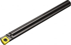 Sandvik Coromant - 19.6mm Min Bore Diam, 8" OAL, 5/8" Shank Diam, A-SCLC Indexable Boring Bar - CCMT 32.52 Insert, Screw Clamping Holding Method - Americas Tooling