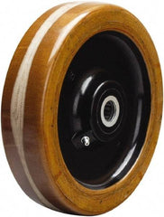 Hamilton - 8 Inch Diameter x 2 Inch Wide, Phenolic Caster Wheel - 1,750 Lb. Capacity, 2-3/16 Inch Hub Length, 1-3/16 Inch Axle Diameter, Plain Bore Bearing - Americas Tooling