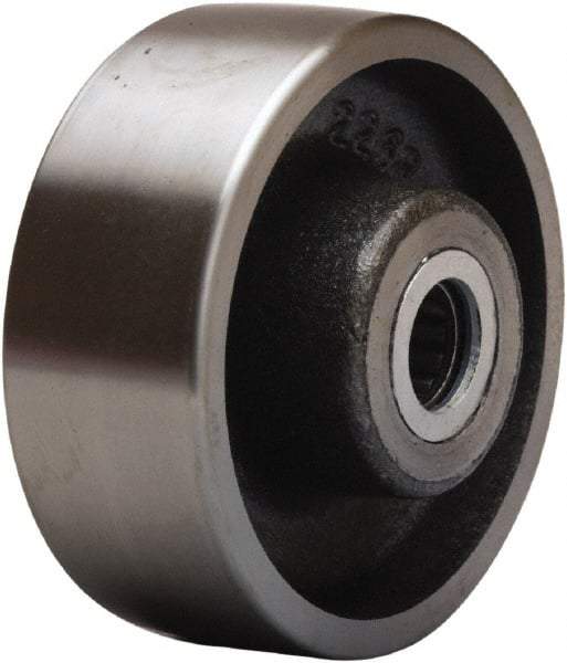 Hamilton - 4 Inch Diameter x 1-1/2 Inch Wide, Forged Steel Caster Wheel - 1,400 Lb. Capacity, 2-1/4 Inch Hub Length, 1/2 Inch Axle Diameter, Straight Roller Bearing - Americas Tooling