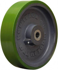 Hamilton - 12 Inch Diameter x 3 Inch Wide, Polyurethane on Cast Iron Caster Wheel - 3,500 Lb. Capacity, 3-1/4 Inch Hub Length, 1-15/16 Inch Axle Diameter, Plain Bore Bearing - Americas Tooling