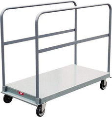 Jamco - 1,200 Lb Capacity Platform Truck - Steel Deck, 60" OAW, 9" Platform Height - Americas Tooling