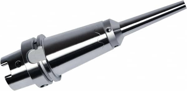 HAIMER - 4mm Hole Diam, HSK63A Taper Shank Shrink Fit Tool Holder & Adapter - 130mm Projection, 10mm Nose Diam, 50mm Clamping Depth, 25,000 RPM - Exact Industrial Supply