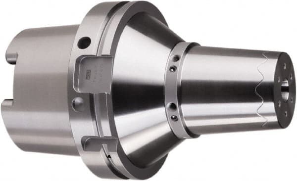 HAIMER - 3/4" Hole Diam, HSK125A Taper Shank Shrink Fit Tool Holder & Adapter - 7" Projection, 2.28" Nose Diam, 2.05" Clamping Depth, 25,000 RPM, Through Coolant - Exact Industrial Supply