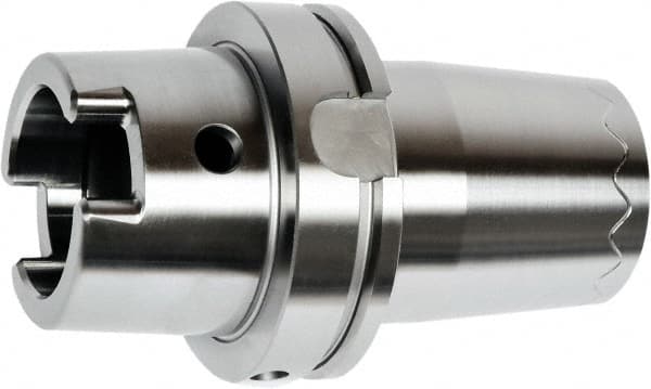 HAIMER - 40mm Hole Diam, HSK100A Taper Shank Shrink Fit Tool Holder & Adapter - 160mm Projection, 82mm Nose Diam, 88mm Clamping Depth, 25,000 RPM, Through Coolant - Exact Industrial Supply