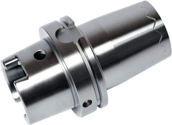 HAIMER - 3/4" Hole Diam, HSK100A Taper Shank Shrink Fit Tool Holder & Adapter - 160mm Projection, 1.73" Nose Diam, 2.05" Clamping Depth, 25,000 RPM, Through Coolant - Exact Industrial Supply