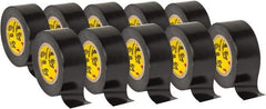 3M - 3/4" x 20', Black Vinyl Electrical Tape - 7 mil Thick, 1,150 V/mil Dielectric Strength - Americas Tooling