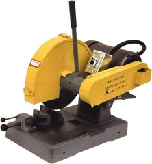 Kalamazoo - 14" Blade Diam, 1" Arbor Hole, Straight Chop & Cutoff Saw - 4,400 RPM, 5 hp, 220 Volts, 1 Phase - Americas Tooling