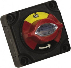 Battery Doctor - 2 Position, 12 Volt, 300 Amp, Single Battery Disconnect Switch - On-Off Sequence, Black & Red - Americas Tooling