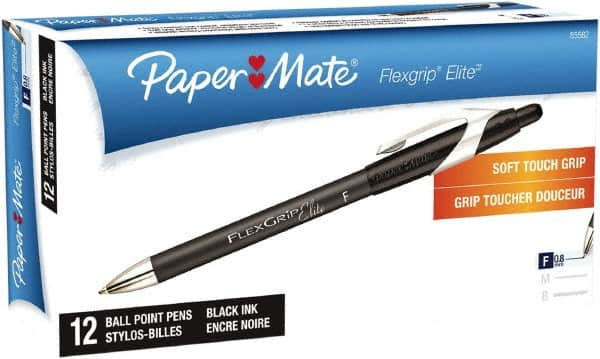 Paper Mate - 0.8mm Ball Point Retractable Pen - Black - Americas Tooling