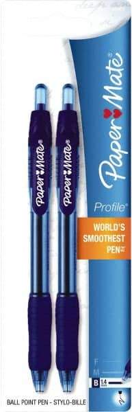 Paper Mate - 1.4mm Ball Point Retractable Pen - Blue - Americas Tooling