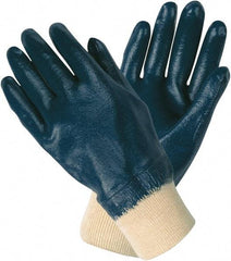 MCR Safety - Size XL (10) Nitrile Coated PVC Work Gloves - Fully Coated, Paired - Americas Tooling