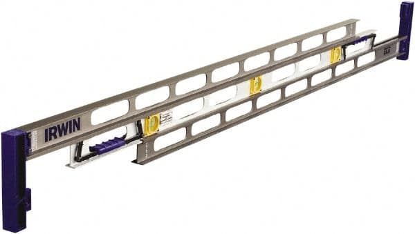 Irwin - 72" Long 3 Vial I-Beam Level - Aluminum, Silver - Americas Tooling