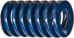 Associated Spring Raymond - 1-1/2" Hole Diam, 3/4" Rod Diam, 5-1/2" Free Length, Blue Die Spring - 709 Lb Max Deflection, 2.2441" Max Deflection, Medium Duty, Chromium Alloy Steel - Americas Tooling