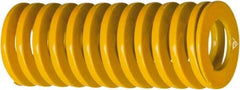 Associated Spring Raymond - 2-1/2" Hole Diam, 1-1/2" Rod Diam, 3-1/2" Free Length, Yellow Die Spring - 3881 Lb Max Deflection, 0.8299" Max Deflection, Extra Heavy Duty, Chromium Alloy Steel - Americas Tooling