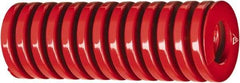 Associated Spring Raymond - 3/4" Hole Diam, 3/8" Rod Diam, 1-3/4" Free Length, Red Die Spring - 384 Lb Max Deflection, 0.5787" Max Deflection, Heavy Duty, Chromium Alloy Steel - Americas Tooling