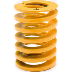 Associated Spring Raymond - 50mm Hole Diam, 25mm Rod Diam, 300mm Free Length, Yellow Die Spring - Americas Tooling