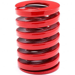 Associated Spring Raymond - 22mm Hole Diam, 11mm Rod Diam, 55mm Free Length, Red Die Spring - Americas Tooling