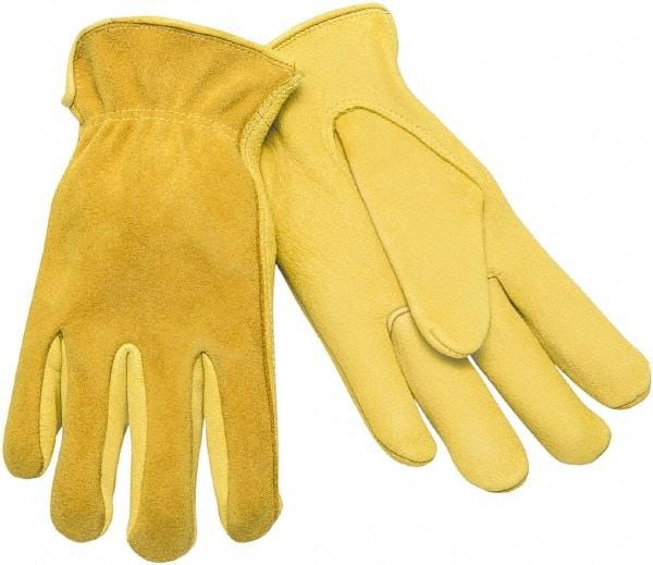 MCR Safety - Size S Deerskin General Protection Work Gloves - For Work & Driver, Uncoated, Natural, Paired - Americas Tooling