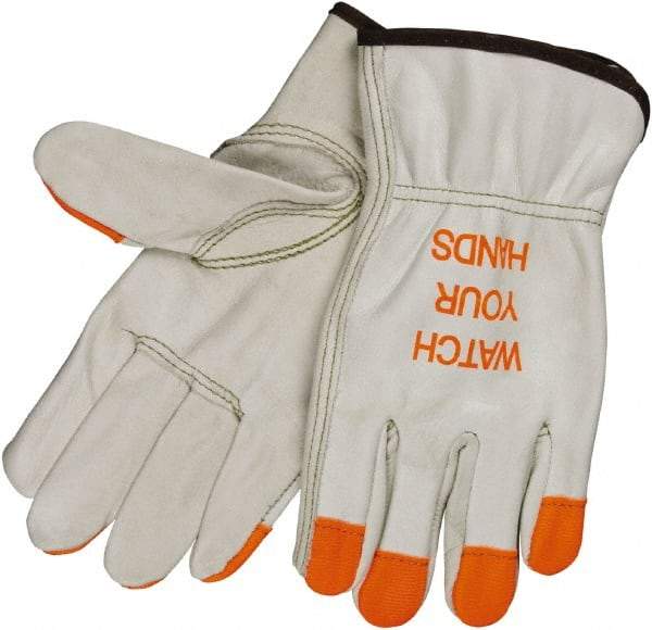 MCR Safety - Size XL General Protection Work Gloves - For Work & Driver, Uncoated, Natural, Paired - Americas Tooling