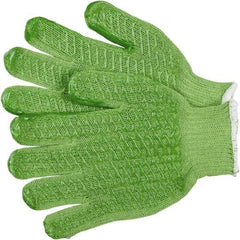 MCR Safety - Size L General Protection Work Gloves - For General Purpose, Knit Wrist Cuff, Green, Paired - Americas Tooling