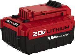 Porter-Cable - 20 Volt Lithium-Ion Power Tool Battery - 4 Ahr Capacity, 1 hr Charge Time, Series 20V Max - Americas Tooling