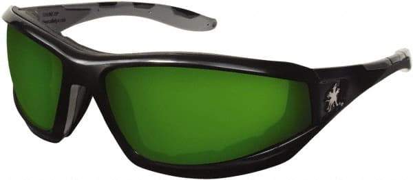 MCR Safety - Green Lenses, Framed Welding Glasses - Scratch Resistant, Size Universal, Wrap Around - Americas Tooling