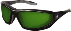 MCR Safety - Green Lenses, Framed Welding Glasses - Scratch Resistant, Size Universal, Wrap Around - Americas Tooling