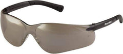 MCR Safety - Silver Mirror Lenses, Frameless Safety Glasses - Scratch Resistant, Size Universal, Wrap Around - Americas Tooling