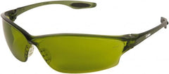 MCR Safety - Green Lenses, Framed Welding Glasses - Scratch Resistant, Size Universal, Wrap Around - Americas Tooling