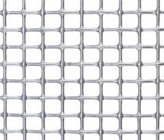 Value Collection - 25 Gage, 0.02 Inch Wire Diameter, 10 x 10 Mesh per Linear Inch, Steel, Wire Cloth - 0.08 Inch Opening Width, 36 Inch Wide, Cut to Length, Galvanized after Weave - Americas Tooling