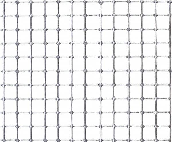 Value Collection - 18 Gage, 0.047 Inch Wire Diameter, 2 x 2 Mesh per Linear Inch, Stainless Steel, Welded Fabric Wire Cloth - 0.453 Inch Opening Width, 36 Inch Wide, Cut to Length - Americas Tooling