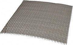 Value Collection - 16 Gage, 0.063 Inch Wire Diameter, 4 x 4 Mesh per Linear Inch, Steel, Wire Cloth - 0.187 Inch Opening Width, 12 Inch Wide x 12 Inch Stock Length - Americas Tooling