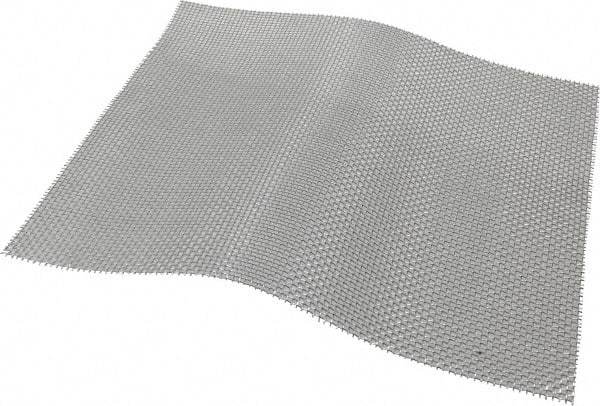 Value Collection - 22 Gage, 0.028 Inch Wire Diameter, 8 x 8 Mesh per Linear Inch, Stainless Steel, Wire Cloth - 0.097 Inch Opening Width, 12 Inch Wide x 12 Inch Stock Length - Americas Tooling