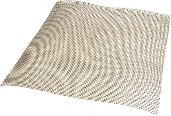 Value Collection - 20 Gage, 0.035 Inch Wire Diameter, 8 x 8 Mesh per Linear Inch, Stainless Steel, Wire Cloth - 0.09 Inch Opening Width, 12 Inch Wide x 12 Inch Stock Length - Americas Tooling